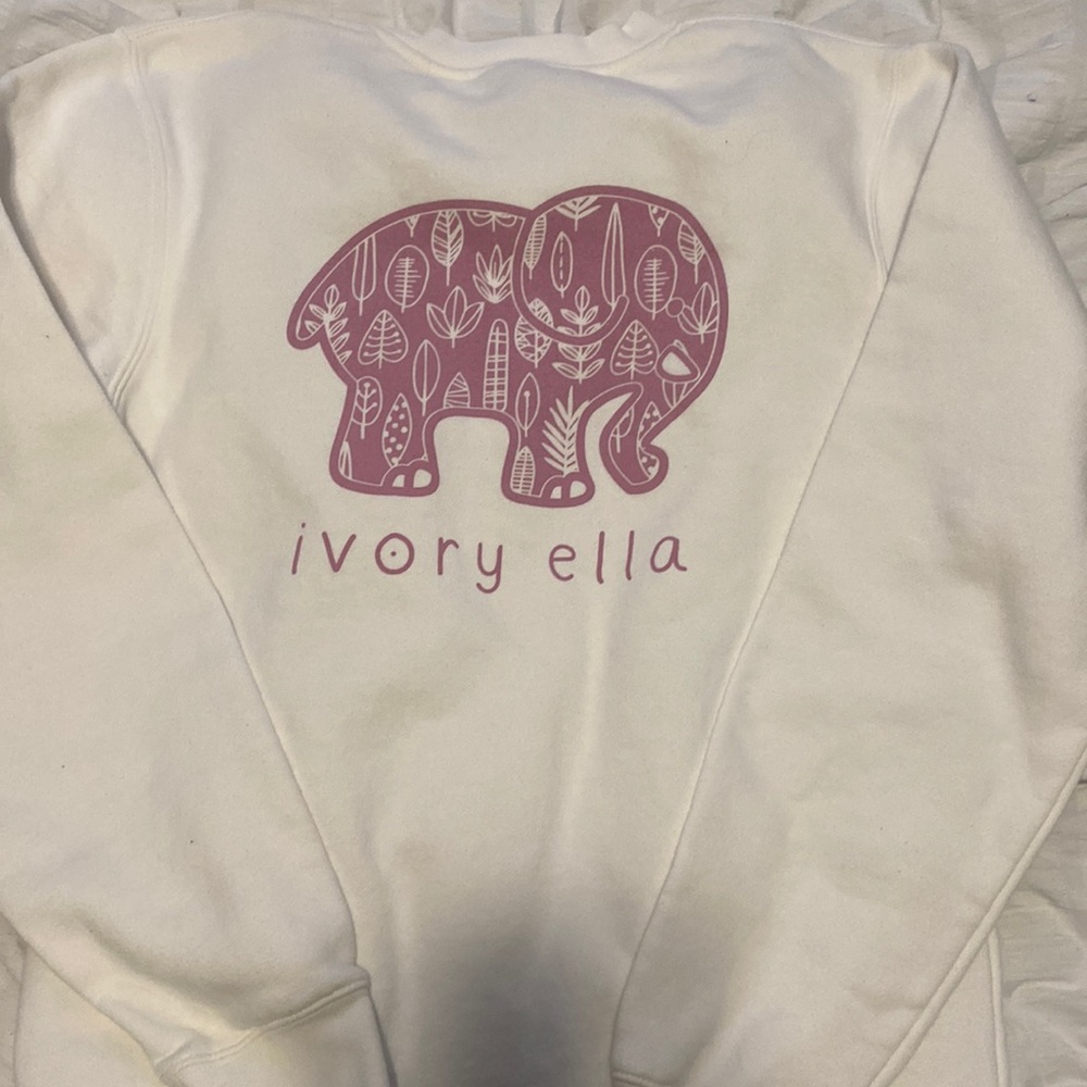 Ivory Ella crewneck sweater